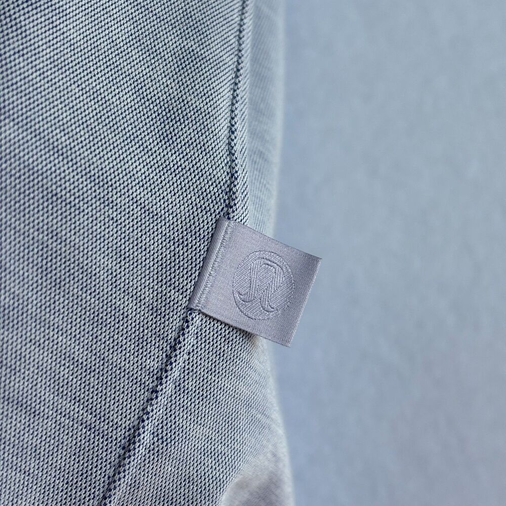 Lululemon Commission Long Sleeve Shirt Mens XL Blue Pocket Performance Stretch - Picture 6 of 8